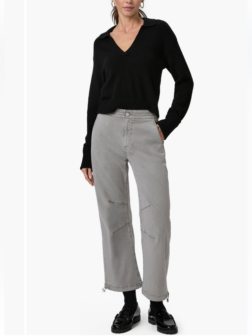 PAIGE Reid Ankle Straight Leg Jogger Pants